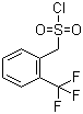 2-(三氟甲基)苄磺酰氯结构式