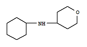 Structure of CYCLOHEXYL-(TETRAHYDRO-PYRAN-4-YL)-AMINE