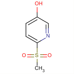 Structure of 3-Pyridinol, 6-(methylsulfonyl)-