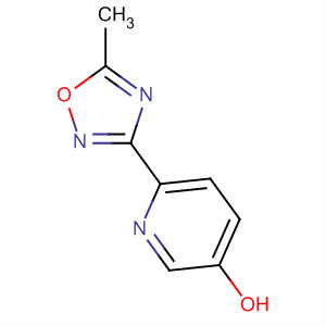 Structure of 3-Pyridinol, 6-(5-methyl-1,2,4-oxadiazol-3-yl)-