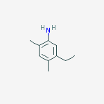 Structure of 5-ethyl-2,4-dimethylaniline
