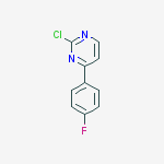 Structure of 2-Chloro-4-(4-fluoro-phenyl)-pyrimidine