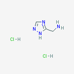 Structure of 2H-[1,2,4]TRIAZOL-3-YL-METHYLAMINE DIHYDROCHLORIDE