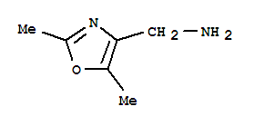 Structure of (2,5-DIMETHYL-1,3-OXAZOL-4-YL)METHYLAMINE