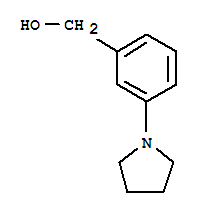Structure of (3-PYRROLIDIN-1-YLPHENYL)METHANOL