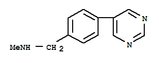 Structure of N-METHYL-N-(4-PYRIMIDIN-5-YLBENZYL)AMINE