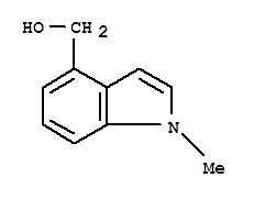 Structure of (1-METHYL-1H-INDOL-4-YL)METHANOL