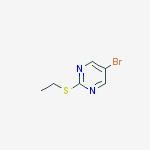 5-Bromo-2-(ethylthio)pyrimidine结构式