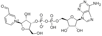 3-PYRIDINEALDEHYDE ADENINE DINUCLEOTIDE结构式