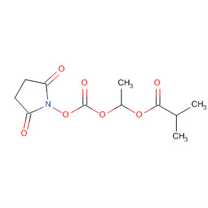 1-((2,5-双氧吡咯-1-氧基)羰基氧基异丁酸乙酯结构式