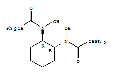 Structure of (1R,2R)-N,N-Dihydroxy-N,N-bis(diphenylacetyl)cyclohexane-1,2-diamine