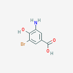 Structure of 3-Amino-5-bromo-4-hydroxybenzoic acid