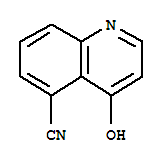 Structure of 4-HYDROXY-5-CYANOQUINOLINE
