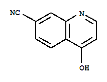 Structure of 4-HYDROXY-7-CYANOQUINOLINE