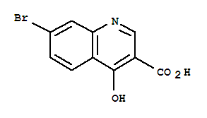 Structure of 7-Bromo-4-hydroxy-3-quinolinecarboxylic acid