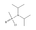 Structure of CHLORO(DIISOPROPYLAMINO)METHOXYPHOSPHINE