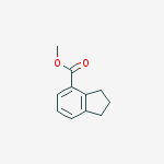 Structure of Methyl 2,3-dihydro-1H-indene-4-carboxylate