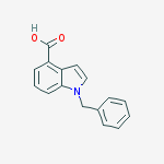 Structure of 1-BENZYL-1H-INDOLE-4-CARBOXYLIC ACID