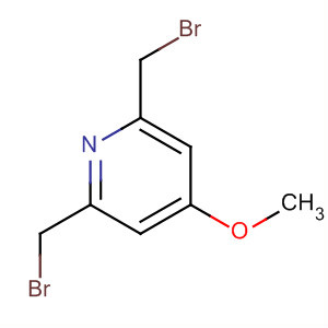 Structure of Pyridine, 2,6-bis(bromomethyl)-4-methoxy-
