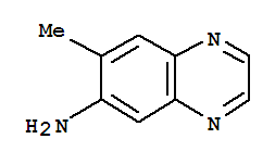 6-Quinoxalinamine,  7-methyl-结构式