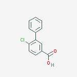 4-Chloro-3-phenylbenzoic acid结构式