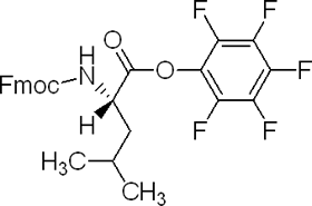 Structure of FMOC-LEU-OPFP