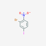 2-Bromo-4-iodonitrobenzene结构式