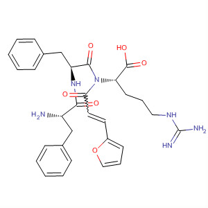 Structure of L-Arginine,N-[3-(2-furanyl)-1-oxo-2-propenyl]-L-phenylalanyl-L-phenylalanyl-