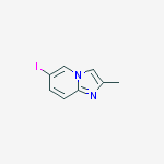 IMIDAZO[1,2-A]PYRIDINE, 6-IODO-2-METHYL-结构式