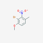 2-Bromo-1-methoxy-4-methyl-3-nitrobenzene结构式