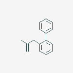 Structure of 3-(2-BIPHENYL)-2-METHYL-1-PROPENE