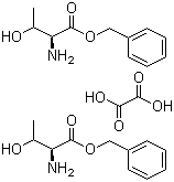 Structure of L-Threonine benzyl ester hemioxalate