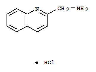 Structure of (2-QUINOLYL)METHYLAMINE HYDROCHLORIDE