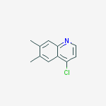 Structure of 4-CHLORO-6,7-DIMETHYLQUINOLINE