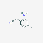 Structure of (2-AMINO-4-METHYL-PHENYL)-ACETONITRILE