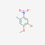 Structure of 2-BROMO-5-METHYL-4-NITROANISOLE