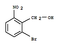 2-溴-6-硝基苯甲醇结构式