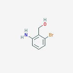 Structure of 2-AMINO-6-BROMOBENZENEMETHANOL, 95 %
