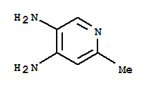 6-甲基吡啶-3,4-二胺结构式