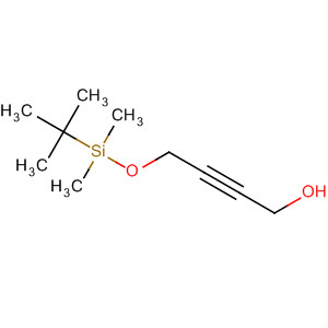 Structure of 2-Butyn-1-ol, 4-[[(1,1-dimethylethyl)dimethylsilyl]oxy]-
