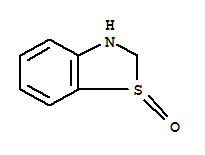Benzothiazole,  2,3-dihydro-,  1-oxide结构式