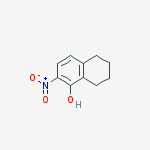 2-Nitro-5,6,7,8-tetrahydro-1-naphthalenol结构式