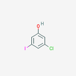 Structure of 3-chloro-5-iodophenol
