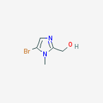 (5-Bromo-1-methyl-1H-imidazol-2-yl)methanol结构式