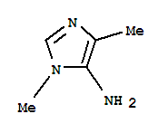 Structure of Imidazole, 5-amino-1,4-dimethyl-