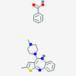 Structure of Olanzapine Benzoate