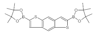 苯并[1,2-b:4,5-b']二噻吩-2,6-二硼酸二(频哪醇)酯结构式