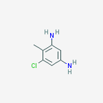 5-Chloro-4-methylbenzene-1,3-diamine结构式