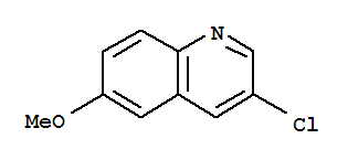 Structure of 3-Chloro-6-methoxyquinoline 