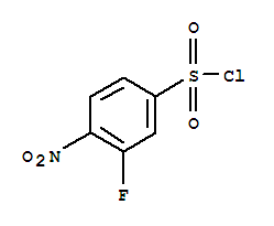 3-氟-4-硝基苯磺酰氯结构式